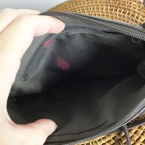 Vintage Fossil Brown Crossbody Bag Purse Y2K - Picture 2 of 4